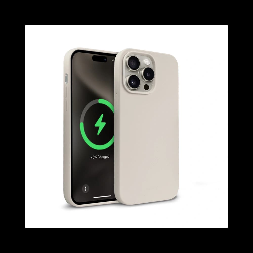 Crong Color Cover Magnetic Apple iPhone 15 Pro MagSafe stone beige - 1