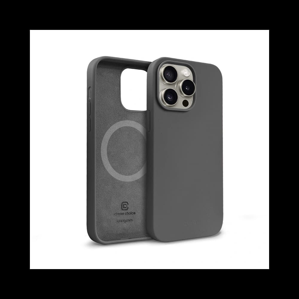 Etui Crong Color Cover Magnetic Apple iPhone 15 Pro MagSafe tytanowy - 2