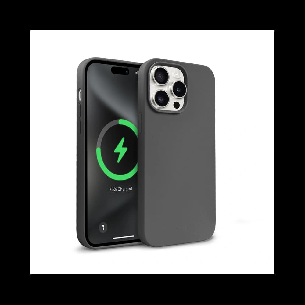 Case Crong Color Cover Magnetic Apple iPhone 15 Pro Max MagSafe titanfarben - 6