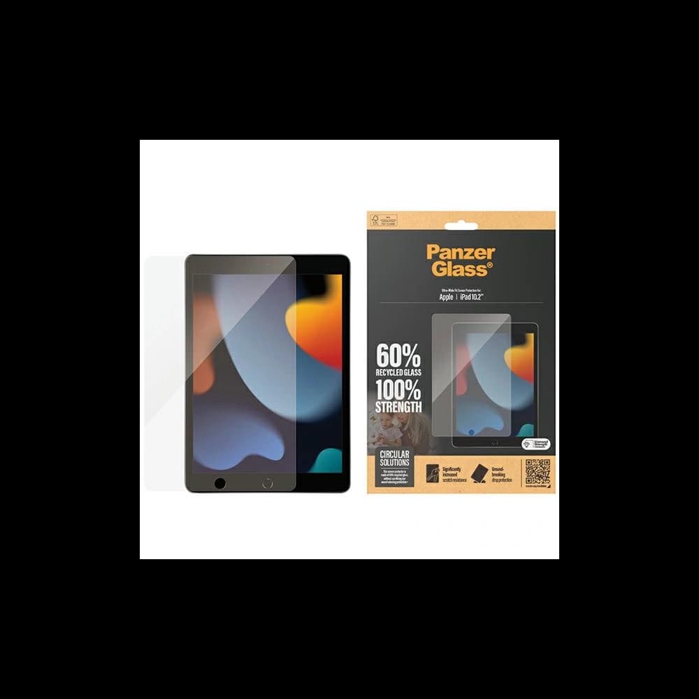 PanzerGlass Ultra-Wide Fit Apple iPad 10.2 2019/2020/2021 (7,8, 9 gen) - 1