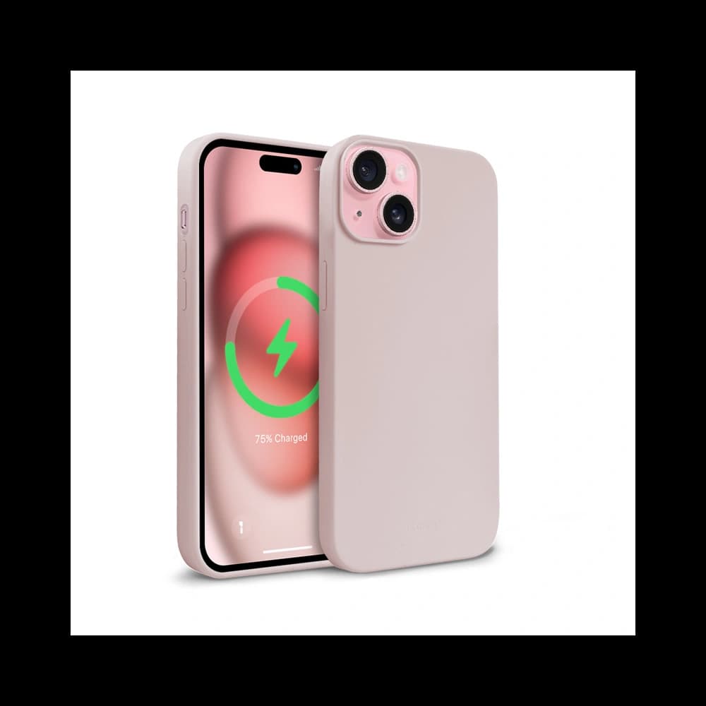 Case Crong Color Cover Magnetic Apple iPhone 15 MagSafe sandrosa - 6