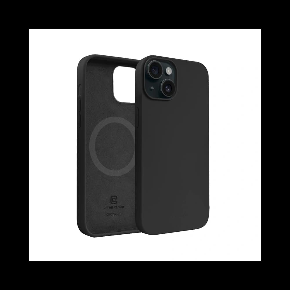 Etui Crong Color Cover Magnetic Apple iPhone 15 Plus MagSafe czarny - 2