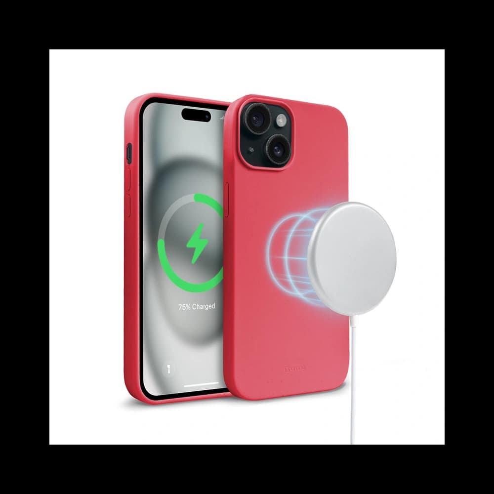 Case Crong Color Cover Magnetic Apple iPhone 15 Plus MagSafe rosa - 5