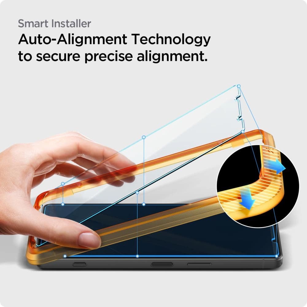 Gehärtetes Glas Spigen GLAS.tR AlignMaster Sony Xperia 1 VI Klar [2 PACK] - 5