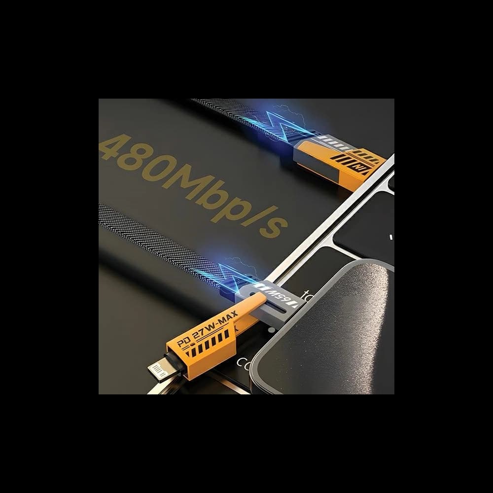 AWEI CL-226 cable 4in1 USB-C / Lightning black - 2