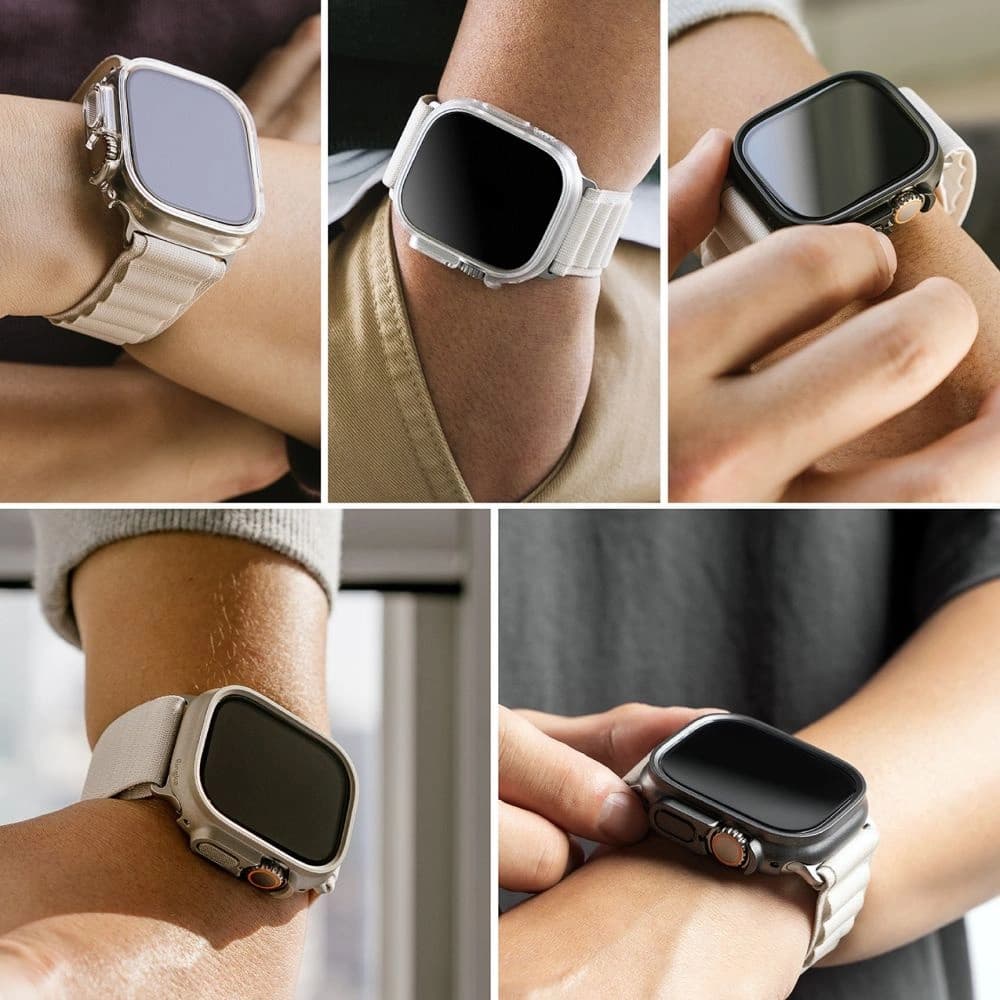 Case Ringke Slim Apple Watch Ultra 1/2 49mm Clear & Alpine Clear [2 PACK] - 10