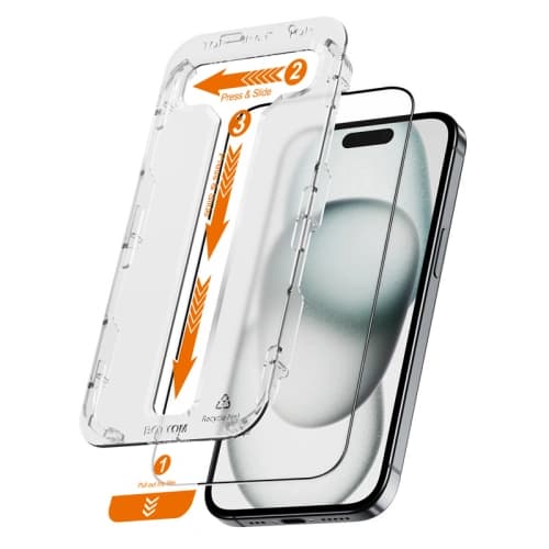 Szkło hartowane Crong EasyShield Apple iPhone 15 Plus [2 PACK]
