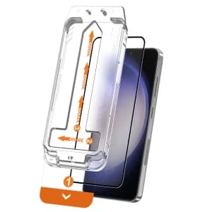 Gehärtetes Glas Crong EasyShield Samsung Galaxy S24 [2 PACK]