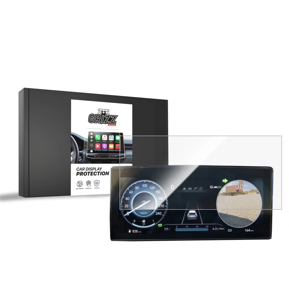 Ceramic GrizzGlass CarDisplay Protection Hyundai Tucson 10,25" Virtual Cockpit 2020-2024 - 1