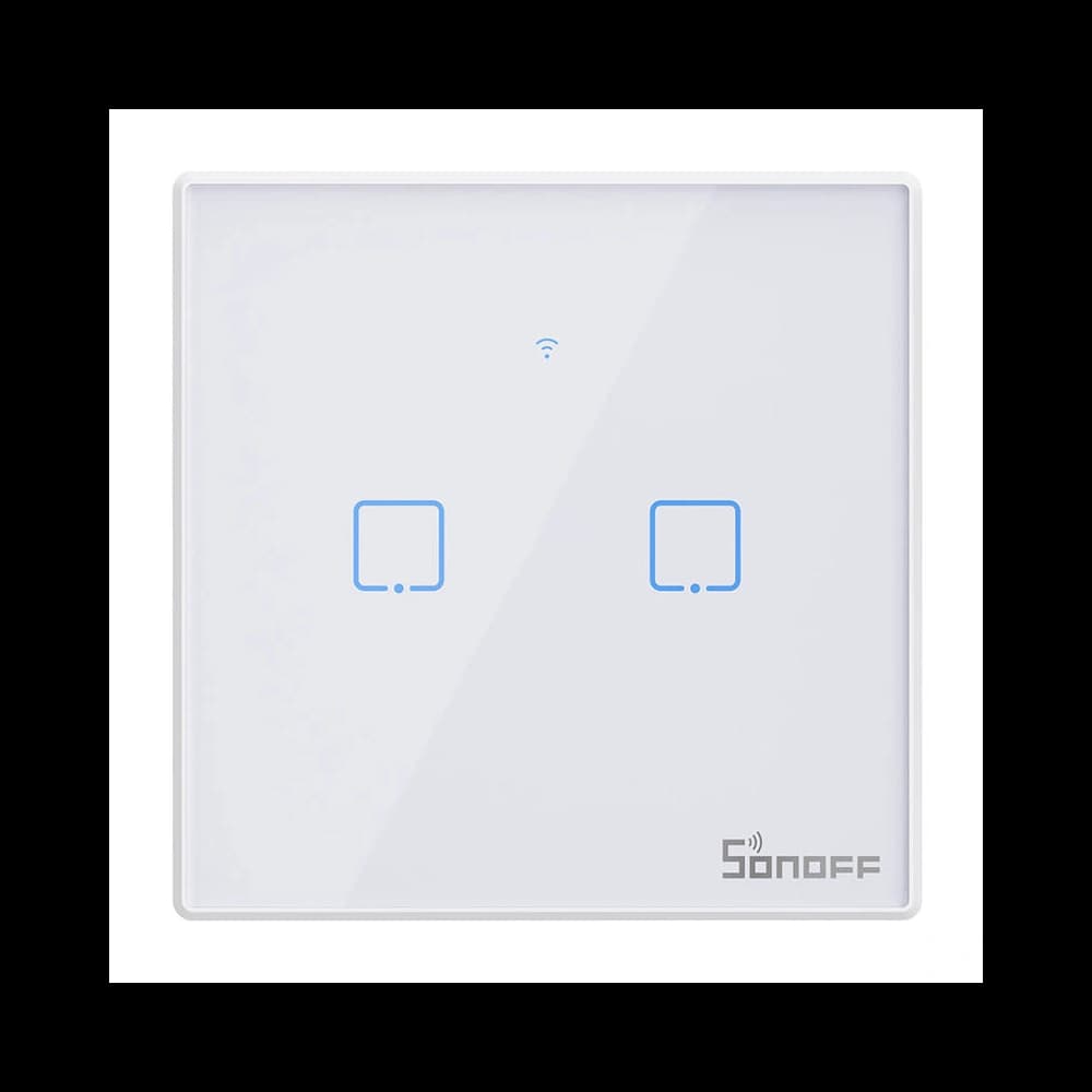 Sonoff T2 EU touch light switch WiFi + RF 433 TX (2-channel) new version - 1