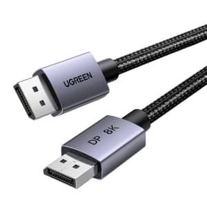 UGREEN DP120 cable DisplayPort 1.4 8K60Hz 32.4Gbps 1m black