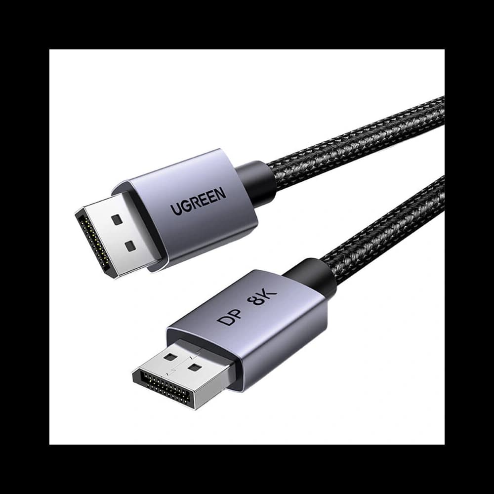 UGREEN DP120 cable DisplayPort 1.4 8K60Hz 32.4Gbps 1m black - 1