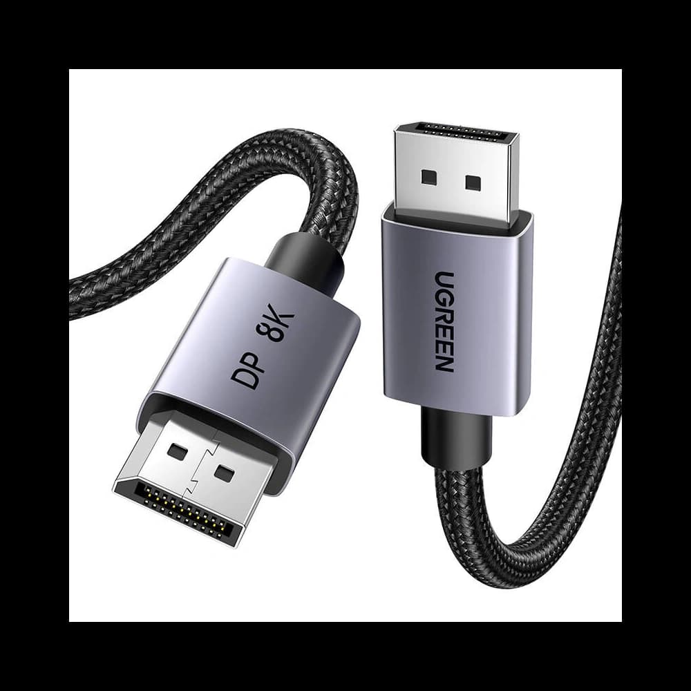 UGREEN DP120 cable DisplayPort 1.4 8K60Hz 32.4Gbps 1m black - 2