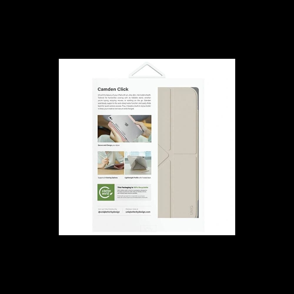 Etui UNIQ Camden Click Apple iPad Air 11" 2024 (6. generáció) bézs/ivory - 11