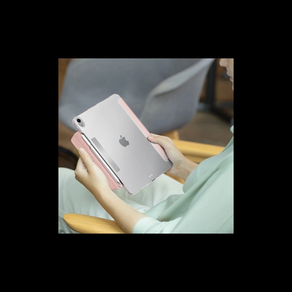 Etui UNIQ Camden Click Apple iPad Air 11" 2024 (6. generációs) rózsaszín/blush pink - 8