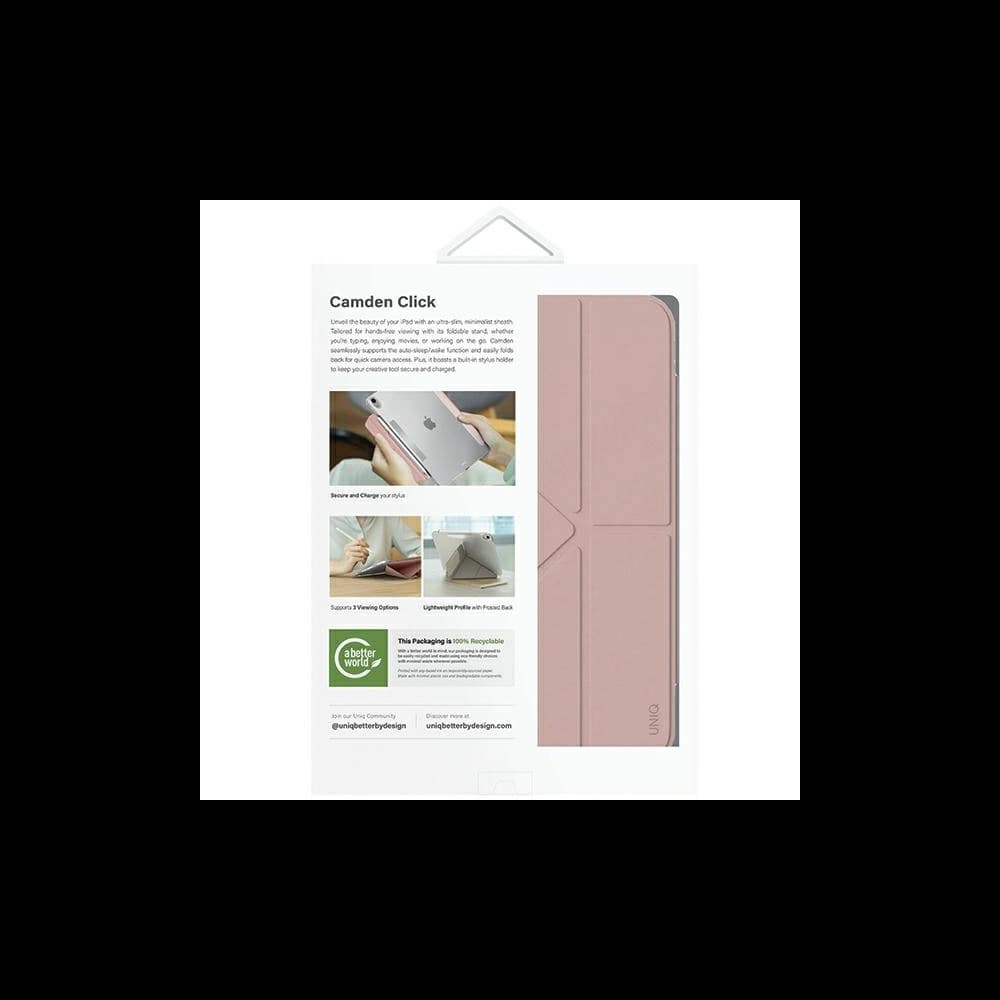 Etui UNIQ Camden Click Apple iPad Air 11" 2024 (6. generációs) rózsaszín/blush pink - 11