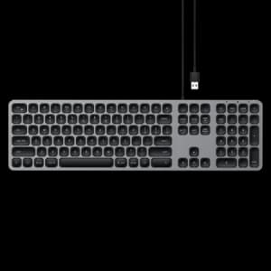 Klawiatura aluminiowa Satechi Aluminum Wired Keyboard USB-A space gray