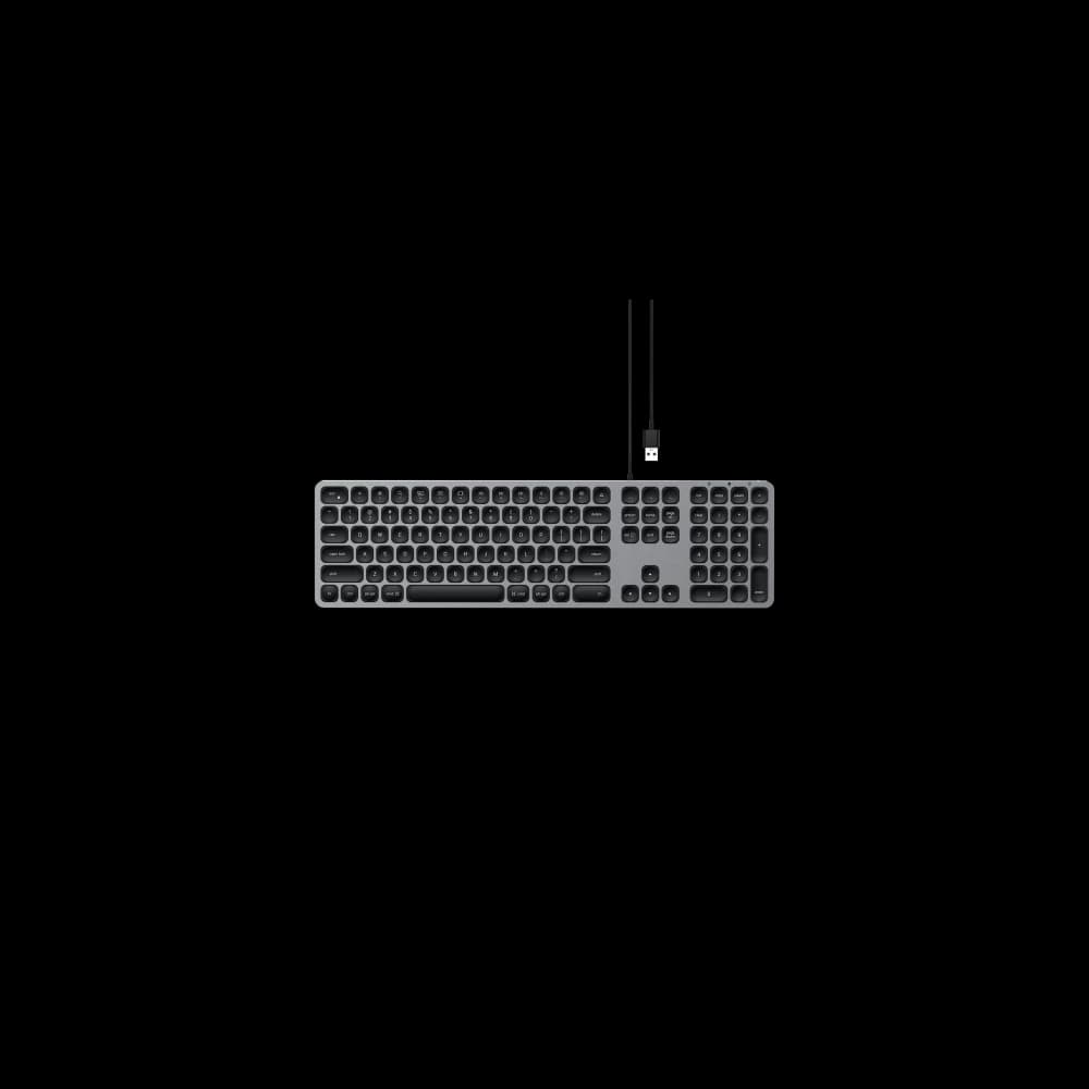 Satechi Aluminum Wired Keyboard USB-A space gray - 1