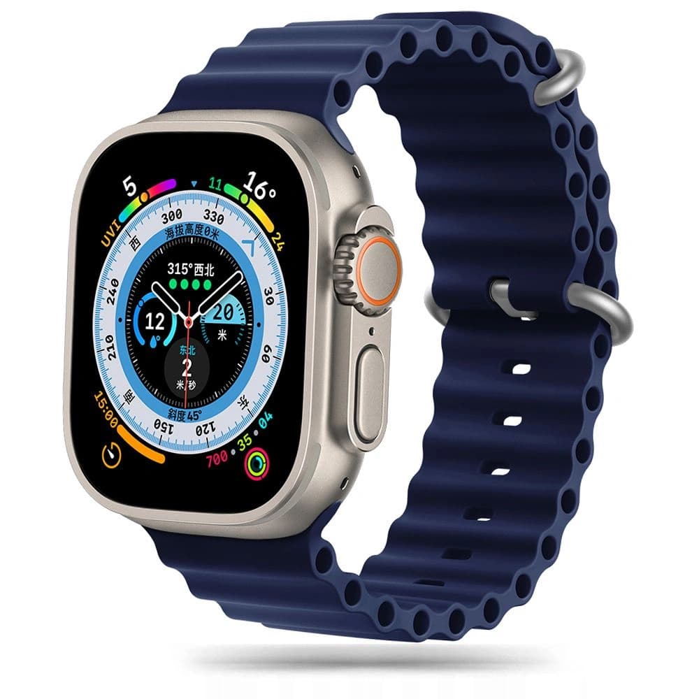 Pasek Tech-Protect IconBand Pro Apple Watch 4/5/6/7/8/9/SE/Ultra 1/2 42/44/45/49mm éjféli kék - 1