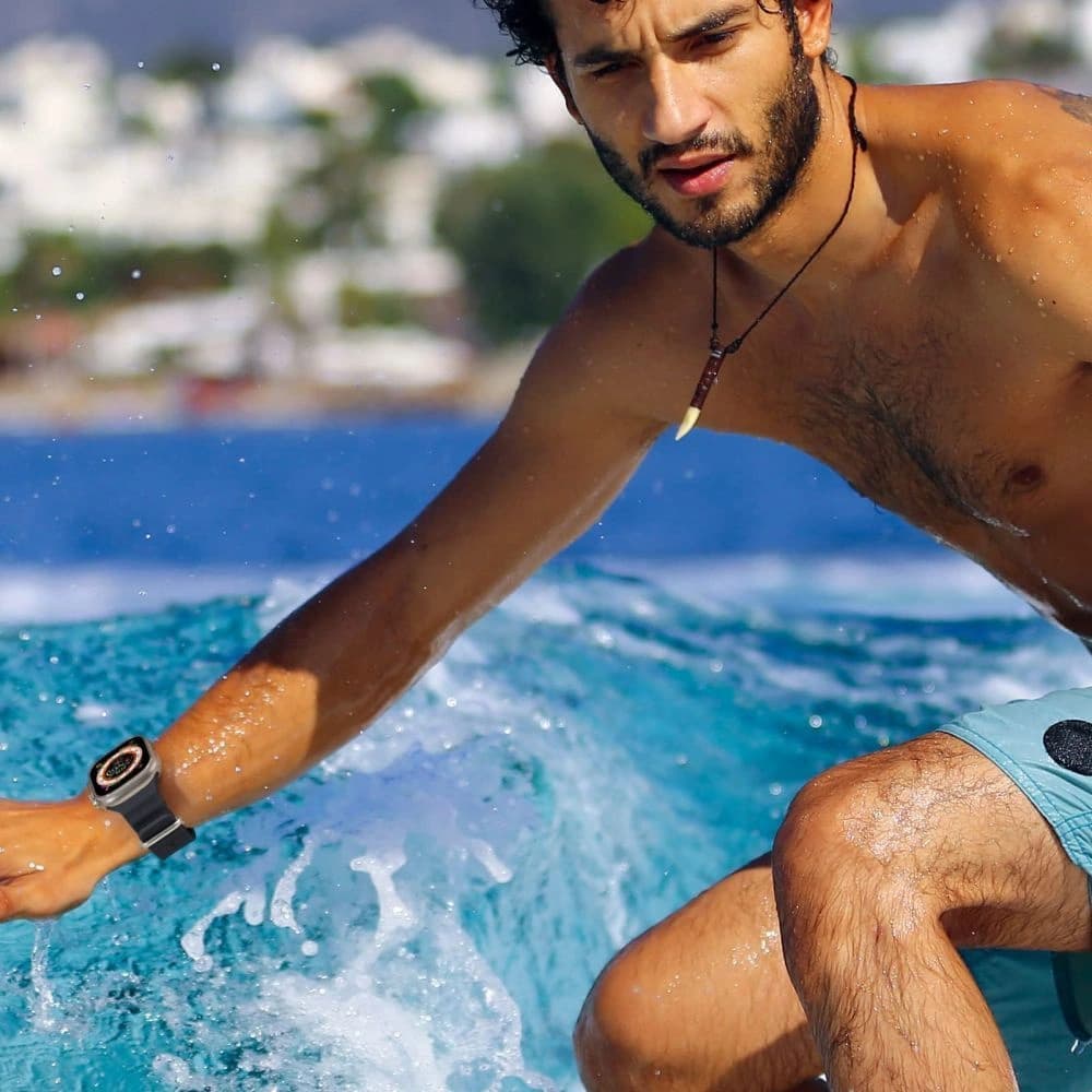 Pasek Tech-Protect IconBand Pro Apple Watch 4/5/6/7/8/9/SE/Ultra 1/2 42/44/45/49mm éjféli kék - 2