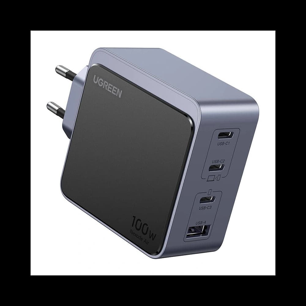 UGREEN Nexode Air 100W USB-A Netzladegerät, 3xUSB-C grau - 2