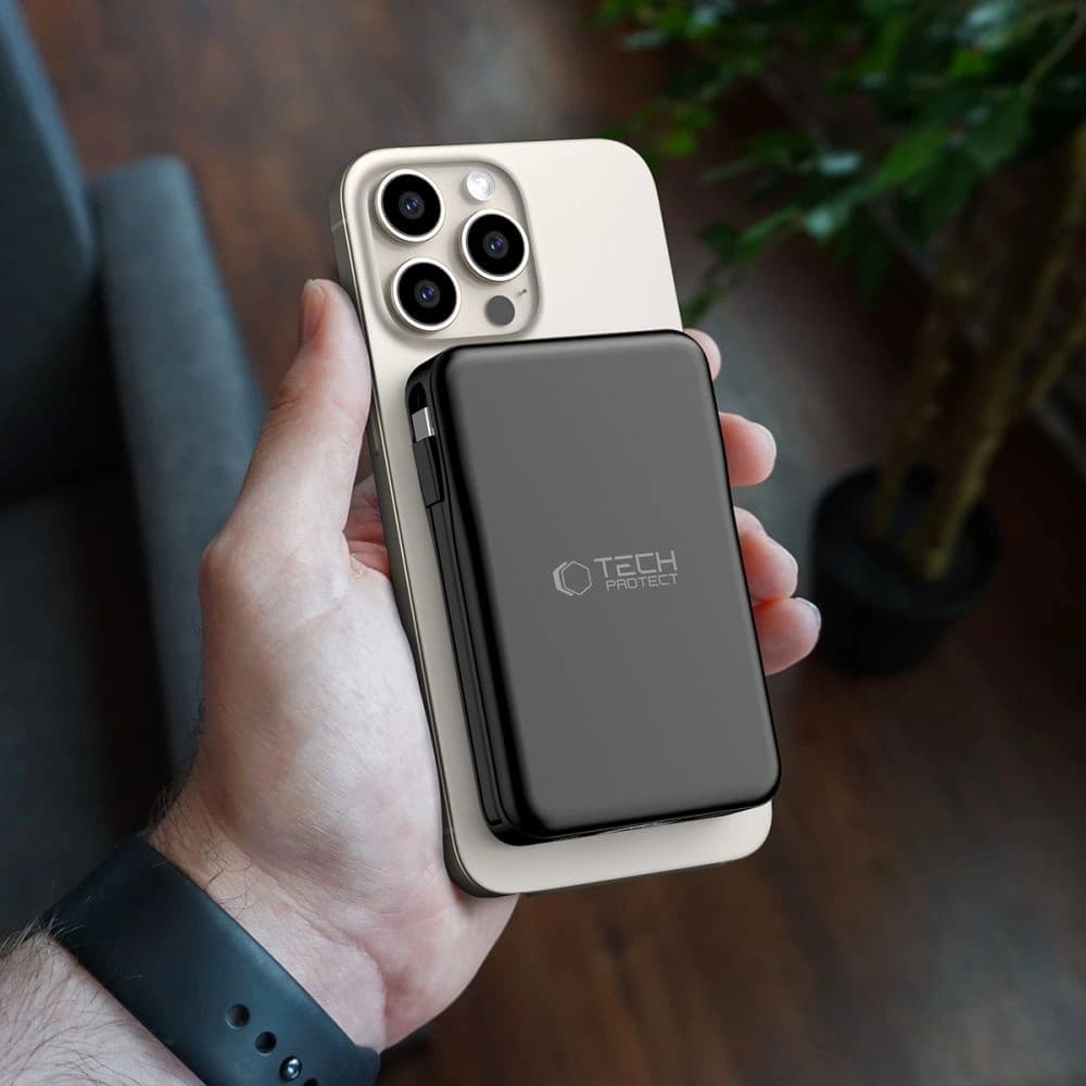 Powerbank Tech-Protect PB31 Lifemag MagSafe 10000mAh Schwarz - 9