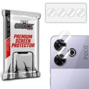 Üveg a GrizzGlass HybridGlass fényképezőgéphez Xiaomi Poco M6-hoz
