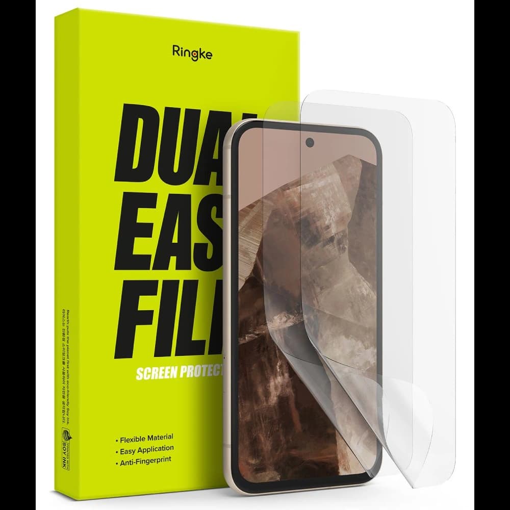 [OUTLET] Hidrogél fólia Ringke Dual Easy Google Pixel 8a Átlátszó [2 PACK] - 1