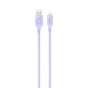 [OUTLET] Kabel USAMS Lithe Series USB/Lightning Fast Charging 2,4A 1,2m purpurowy/purple (US-SJ565)