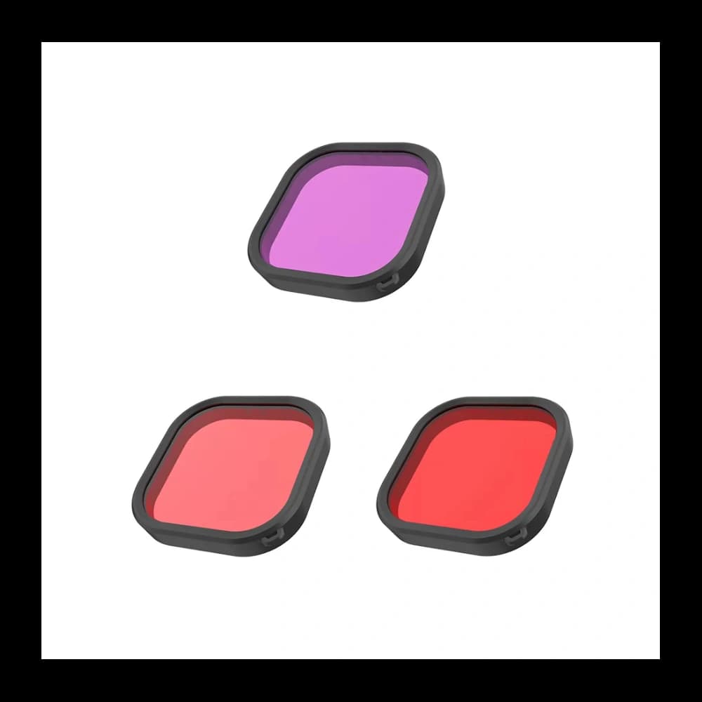 [OUTLET] Lens waterproof filter set Telesin for GoPro Hero 9 / Hero 10 (GP-FLT-904) - 2