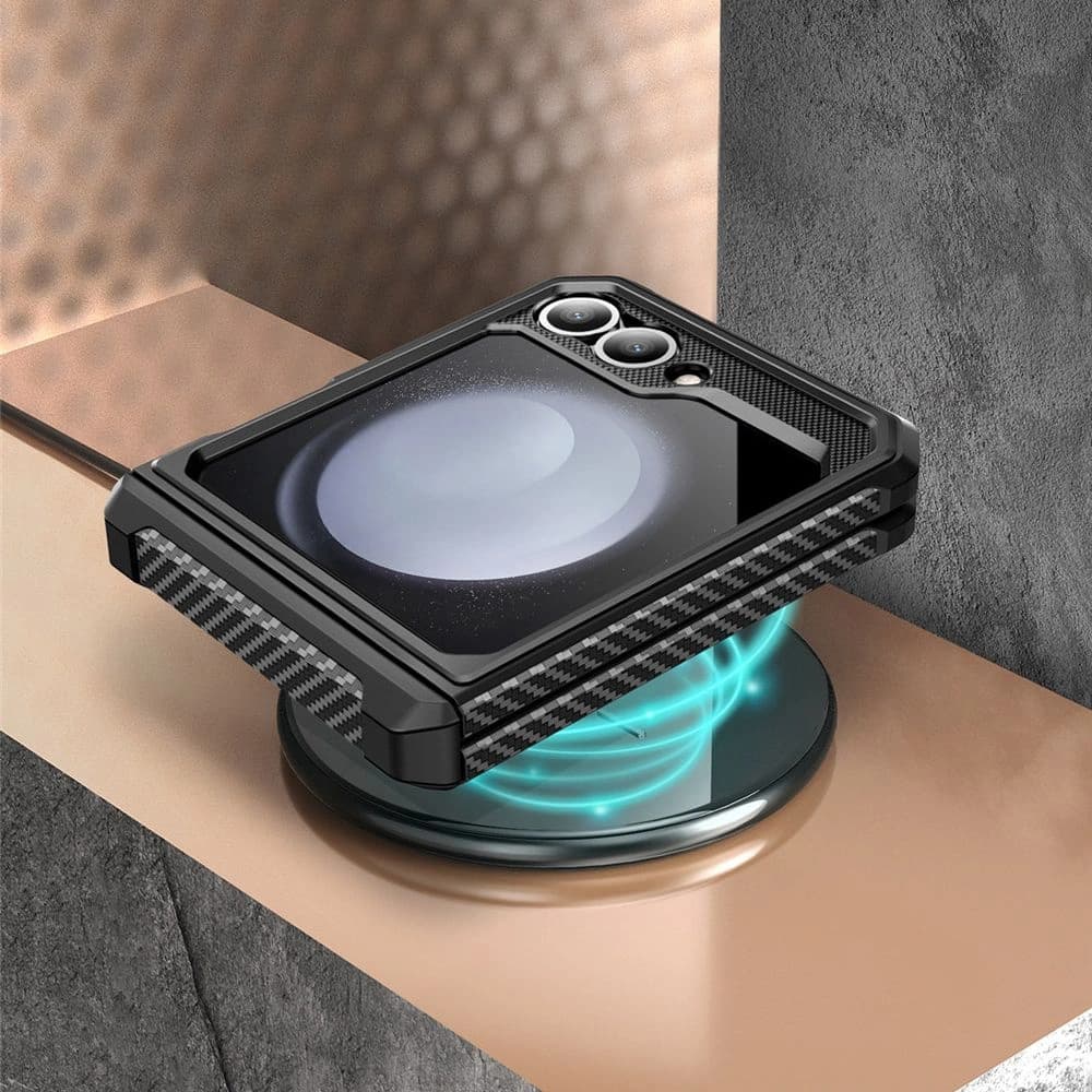 Etui Supcase Unicorn Beetle Pro Samsung Galaxy Z Flip 6 / 7 FE Černé - 5