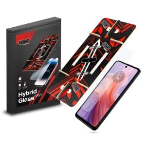 Hibrid üveg GrizzGlass HybridGlass Easy Motorola Moto E14-hez