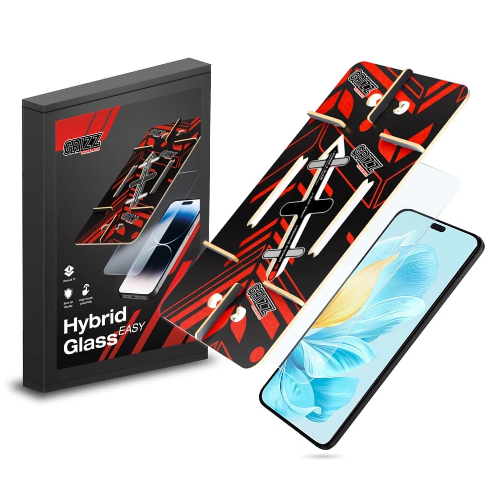 Hybrierglas GrizzGlass HybridGlass Easy für Honor 200 Lite - 1