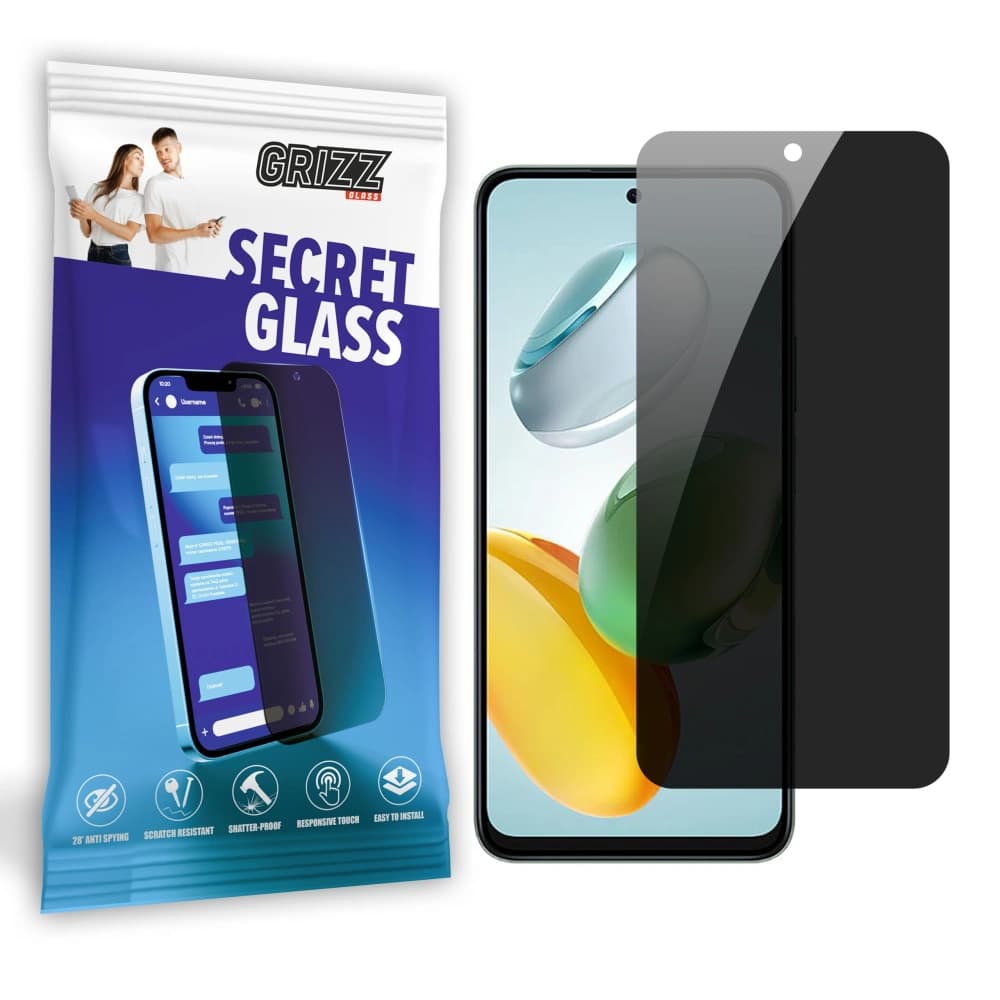 Matowe szkło prywatyzujące GrizzGlass SecretGlass do Honor Play 60 Plus - 1