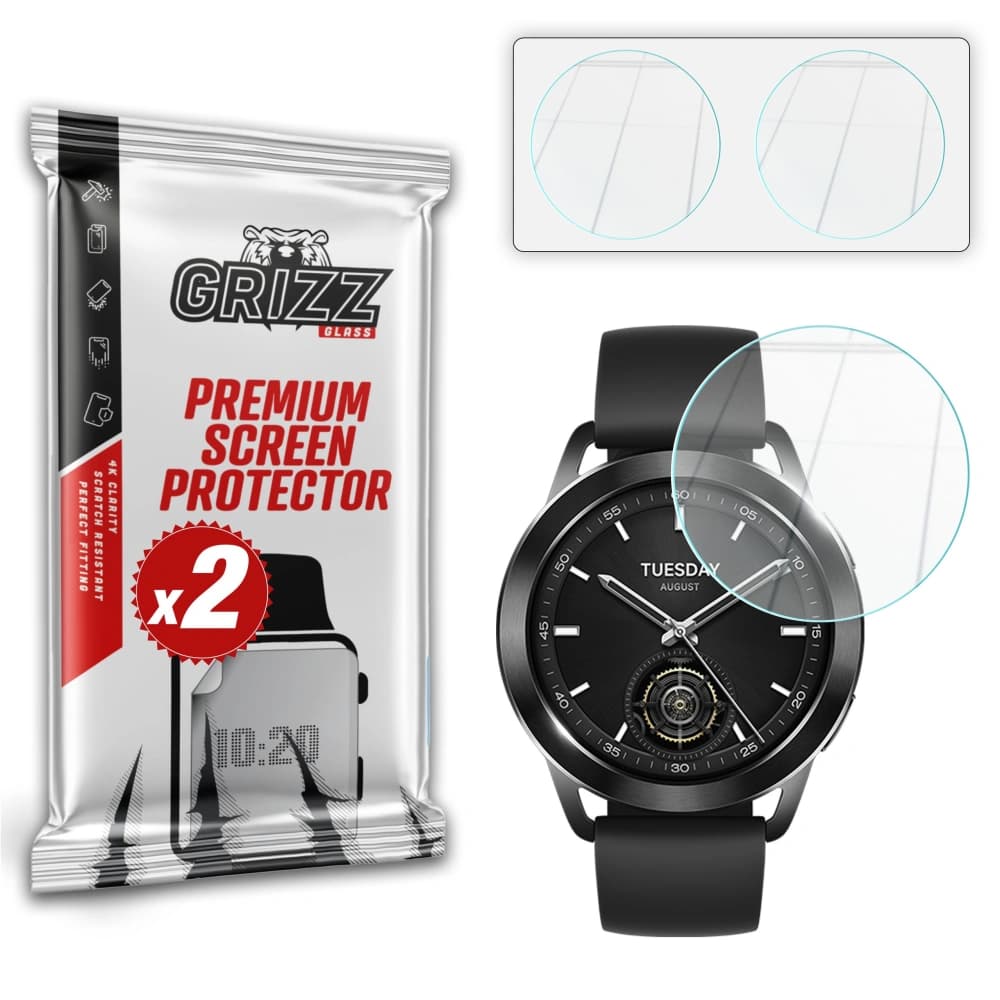 Hybriertes Glas GrizzGlass HybridGlass für Xiaomi Watch S3 - 1