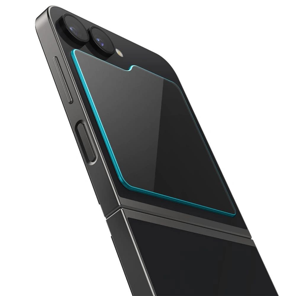Spigen GLAS.tR ez Fit Samsung Galaxy Z Flip 6 / 7 FE Clear [2 PACK] - 3
