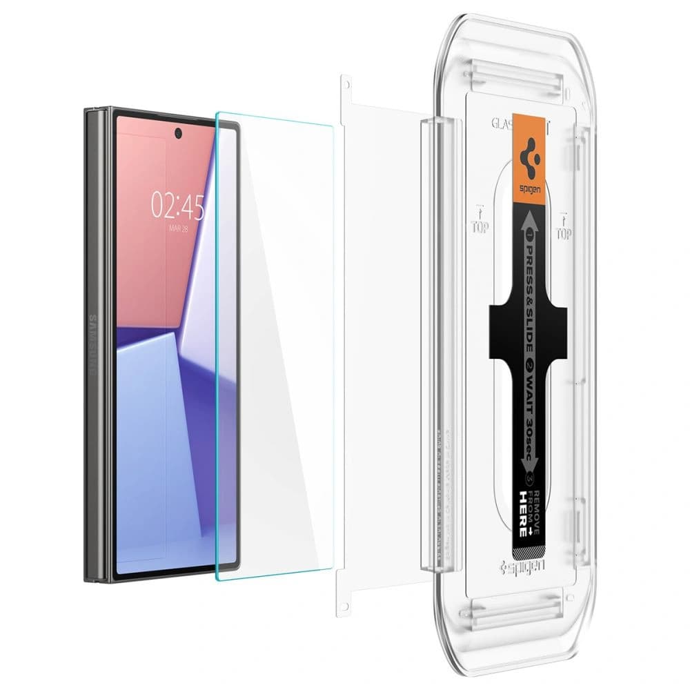 Szkło hartowane Spigen GLAS.tR ez Fit Samsung Galaxy Z Fold 6 Clear [2 PACK] - 8