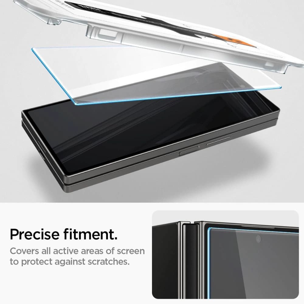 Szkło hartowane Spigen GLAS.tR ez Fit Samsung Galaxy Z Fold 6 Clear [2 PACK] - 11