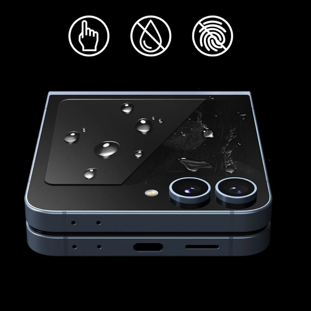 Edzett üveg külső kijelzőhöz Ringke Cover Display Samsung Galaxy Z Flip 6 / 7 FE Clear [2 PACK] - 8