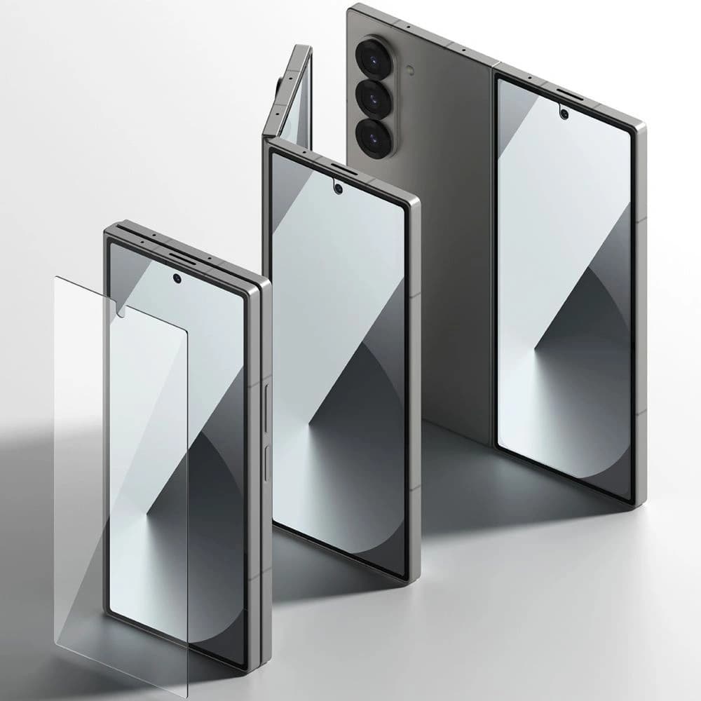Szkło hartowane na ekran zewnętrzny Ringke Cover Display Samsung Galaxy Z Fold 6 Clear [2 PACK] - 4
