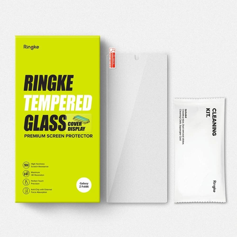 Szkło hartowane na ekran zewnętrzny Ringke Cover Display Samsung Galaxy Z Fold 6 Clear [2 PACK] - 8