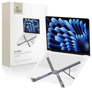 Podstavec Tech-Protect ULS300 Univerzální stojan na notebook šedý