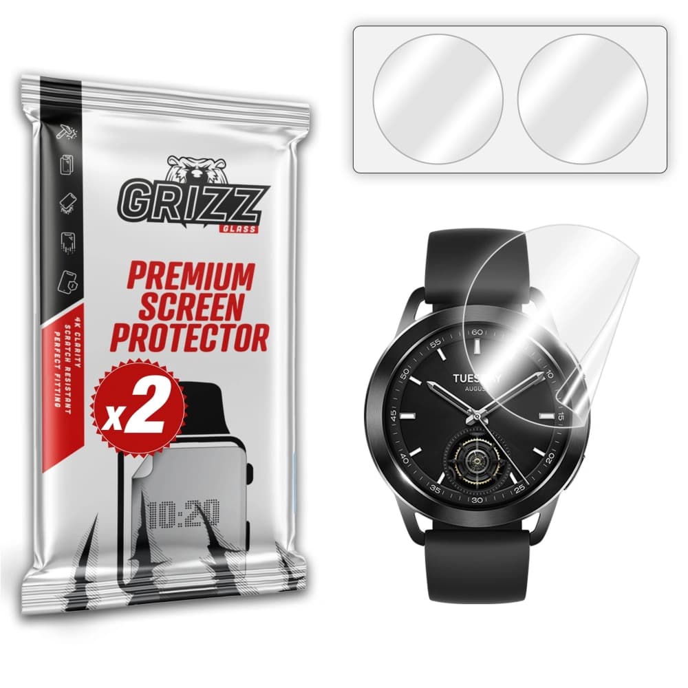 Keramische Folie GrizzGlass CeramicFilm für Xiaomi Watch S3 - 1