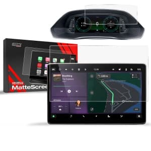 Matte GrizzGlass CarDisplay Protection Skoda Octavia 4 13" 2024-2025 [2in1]