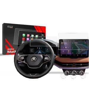 Matte GrizzGlass CarDisplay Protection Skoda Kodiaq 2 10" 2024-2025 [5in1]