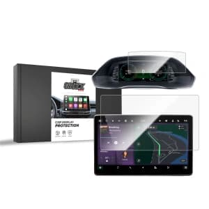 Ceramic GrizzGlass CarDisplay Protection Skoda Octavia 4 10" Facelift (2024-2025) [2in1]