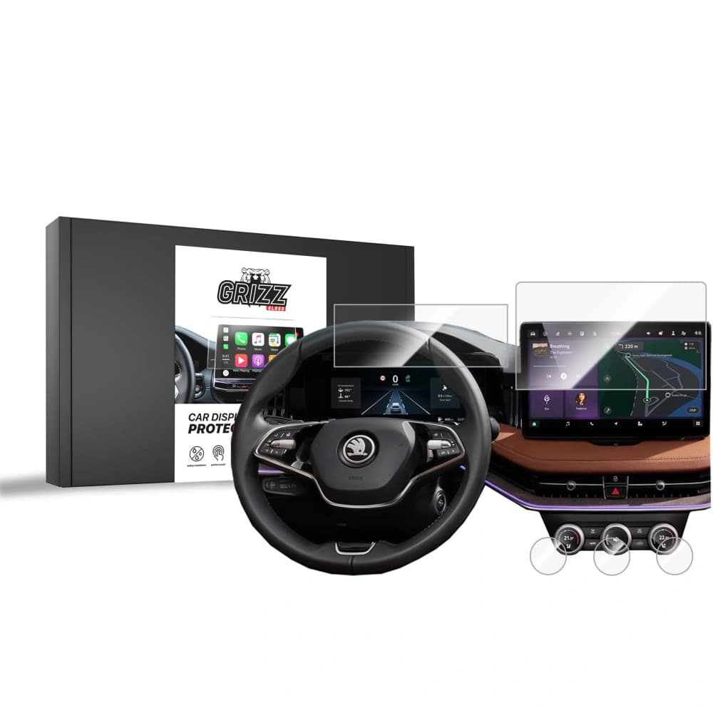 Ceramic GrizzGlass CarDisplay Protection Skoda Kodiaq 2 10" 2024-2025 [5in1] - 1