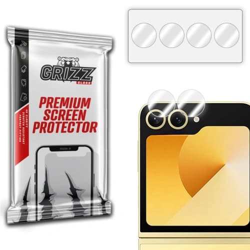 Üveg a GrizzGlass HybridGlass kamerához a Samsung Galaxy Z Flip 6 / 7 FE-hoz