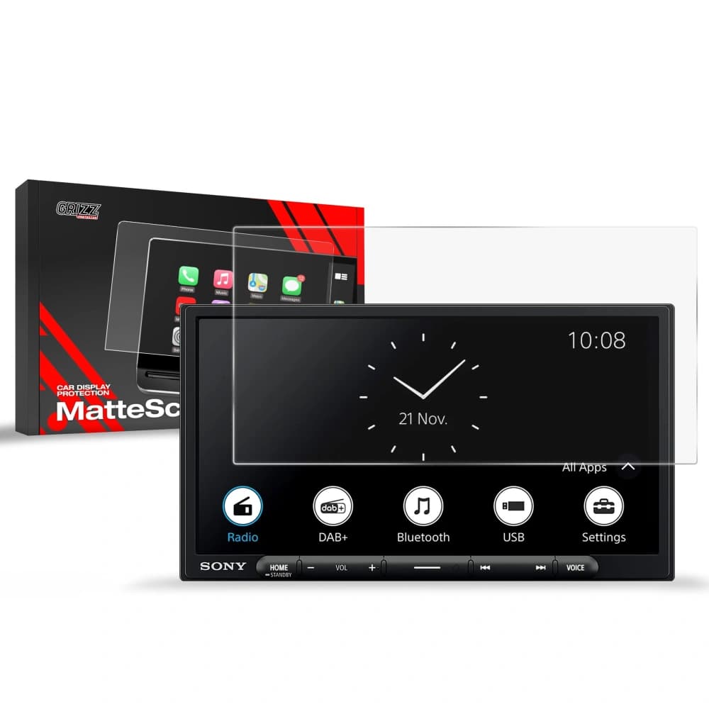 Matte GrizzGlass CarDisplay Protection Sony XAV-AX4050 6,95" 2DIN - 1