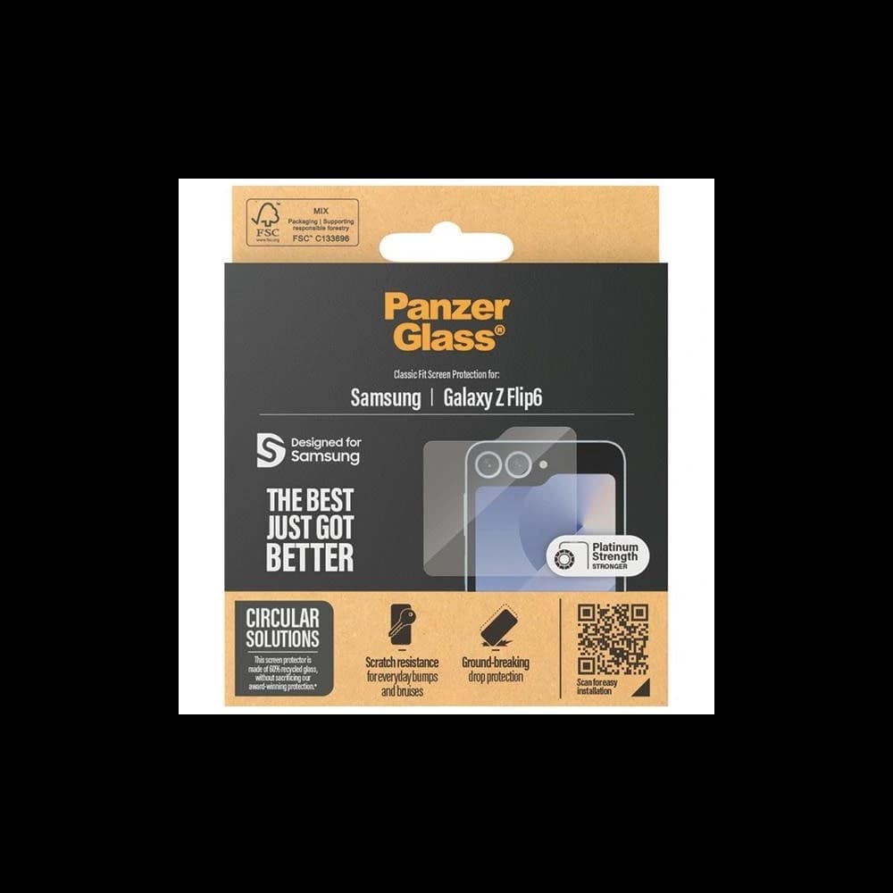 Sticlă securizată PanzerGlass Classic Fit Samsung Galaxy Z Flip 6 / 7 FE Protecție pentru ecran - 4